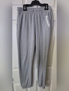 Bench. Gray Sweatpants with Side Logo